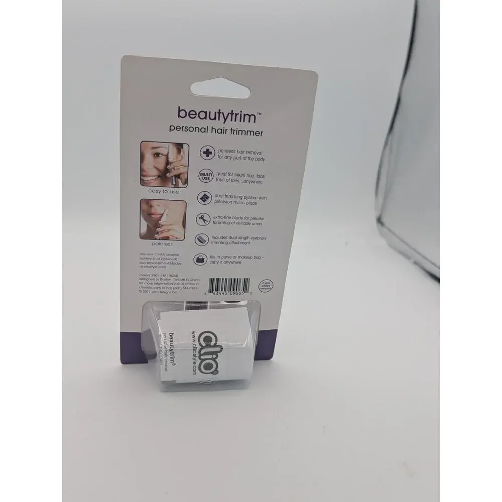 BeautyTrim Female Electric Hair Trimmer Battery-Operated Personal Shaver NIB